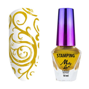 Stamping Lack 10 ml Golden Nr. 4