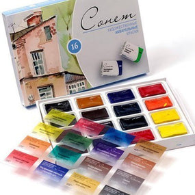 Russische Aquarelle Sonnet - 16er Set