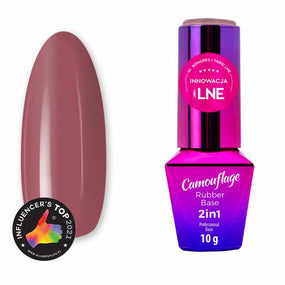 Rubber Base 2-in-1 Camouflage MollyLac Boom Blush 10 ml Nr. 1
